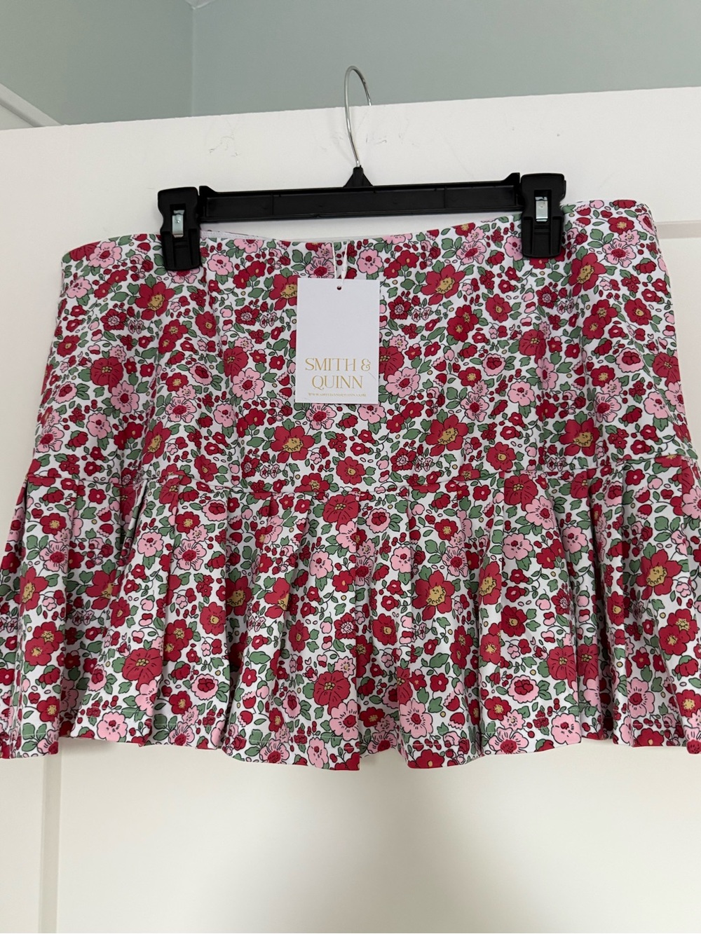 NWT Smith & Quinn Ruth Skort Cherry Veranda Floral XL